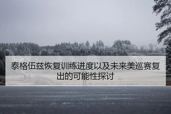泰格伍兹恢复训练进度以及未来美巡赛复出的可能性探讨